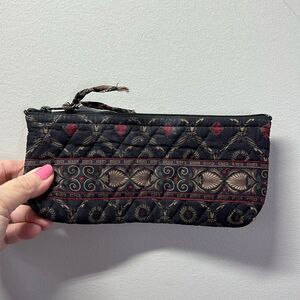 Vera Bradley Rare Laurel Pattern Pencil Bag